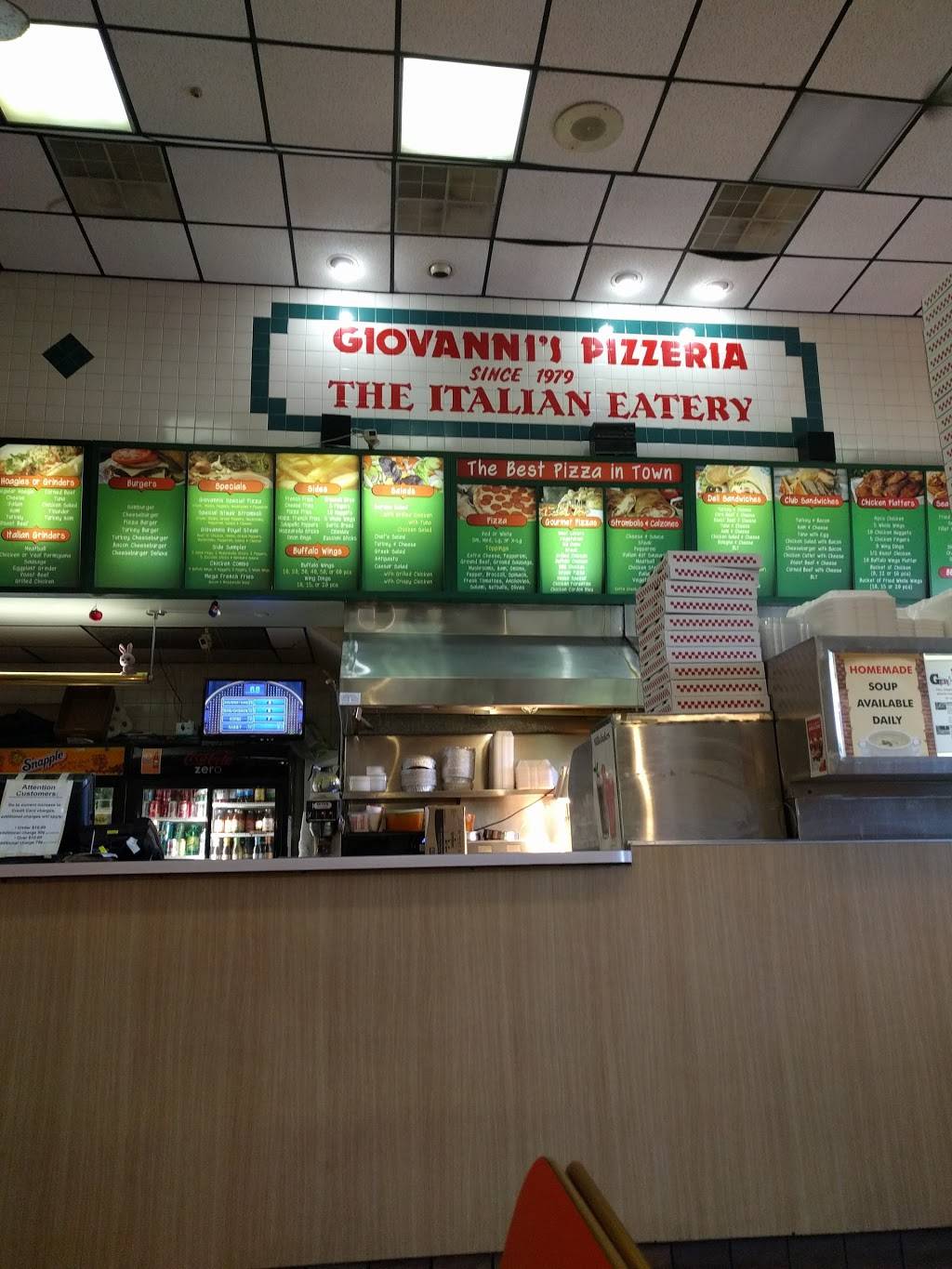 Giovannis Pizzeria | restaurant | 5604 Greene St, Philadelphia, PA 19144, USA | 2158429480 OR +1 215-842-9480