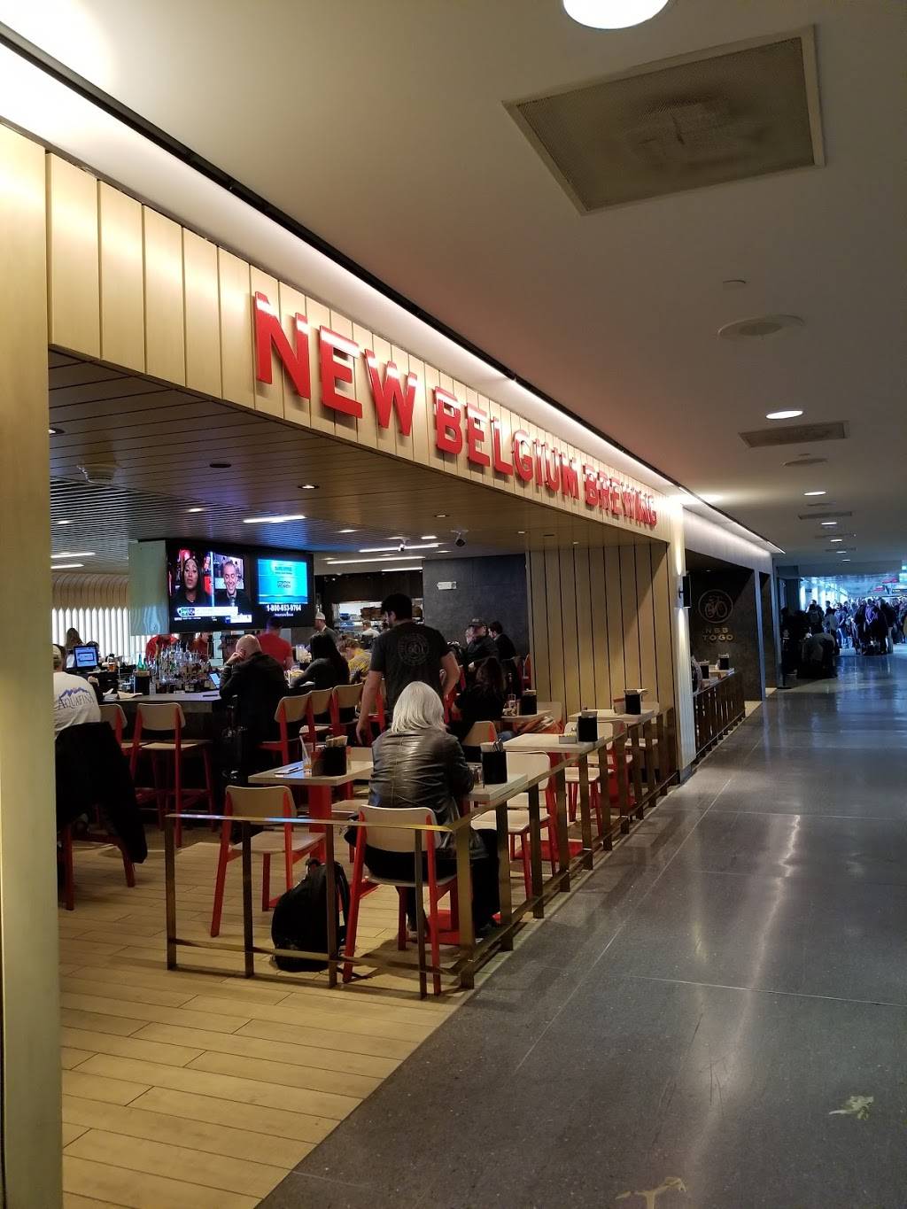 New Belgium Brewing DIA | restaurant | 8500 Peña Blvd Gate A32, Denver, CO 80249, USA | 3033426735 OR +1 303-342-6735