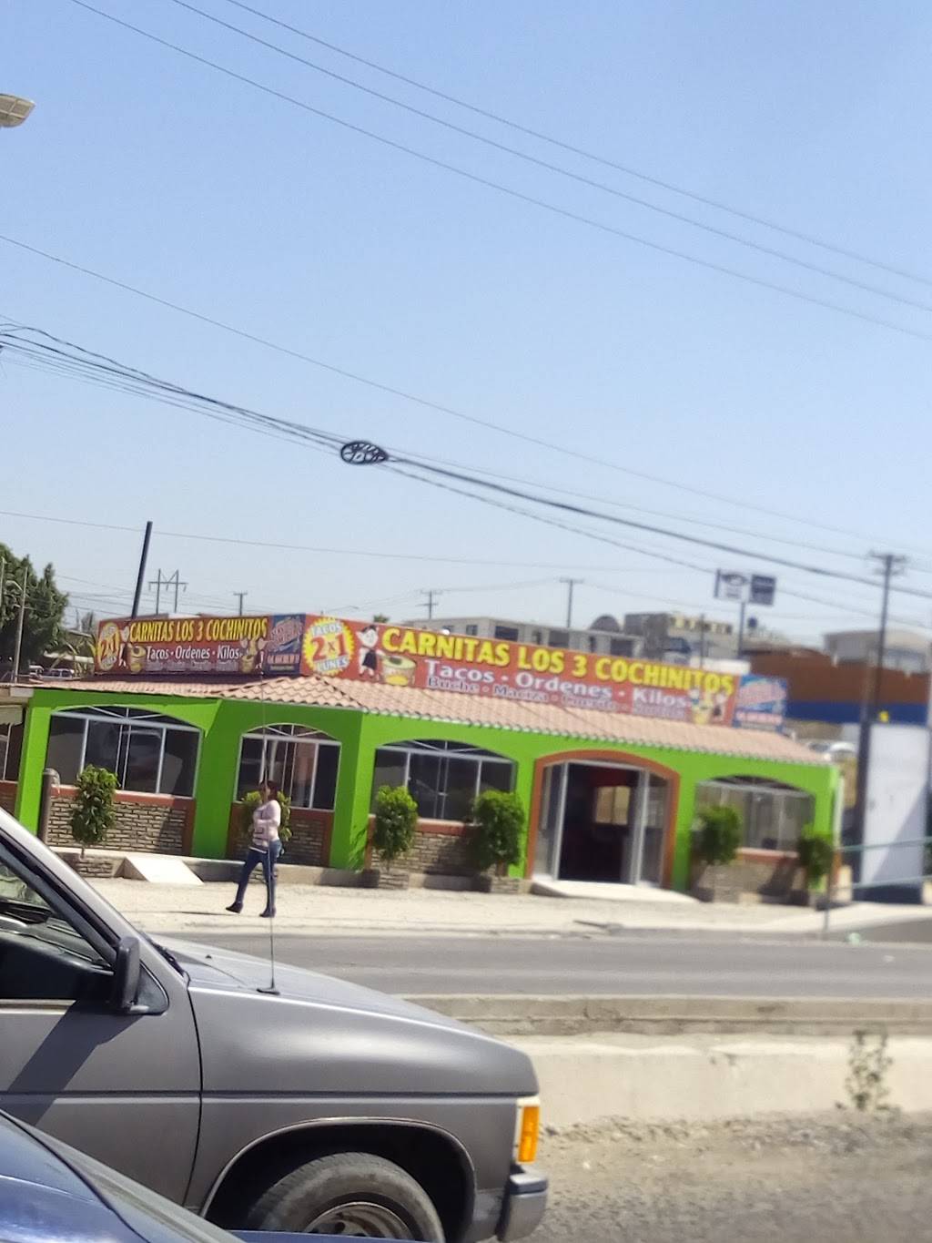 Carnitas Los 3 Cochinitos | restaurant | Blvd. Casa Blanca 5530, Matamoros Norte-Centro-Sur, Americas Este y Oeste, 22215 Tijuana, B.C., Mexico | 016643855959 OR +52 664 385 5959
