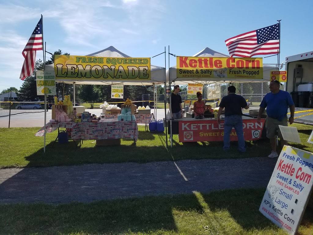 KPs Kettle Corn & Concessions | restaurant | 100 Clark St, Canandaigua, NY 14424, USA | 5853945353 OR +1 585-394-5353