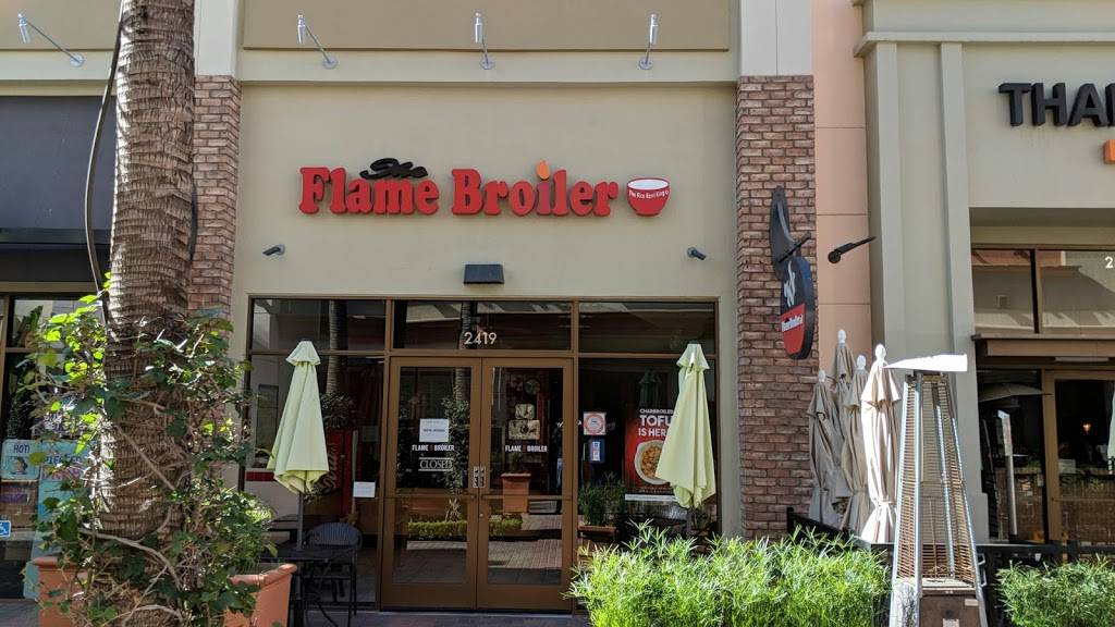 Flame Broiler | restaurant | 2419 Park Ave, Tustin, CA 92782, USA | 7142582419 OR +1 714-258-2419