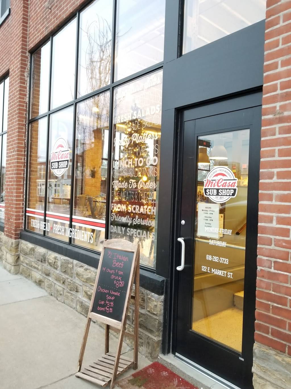 Micasa Sub Shop | restaurant | 122 E Market St, Red Bud, IL 62278, USA | 6182823733 OR +1 618-282-3733