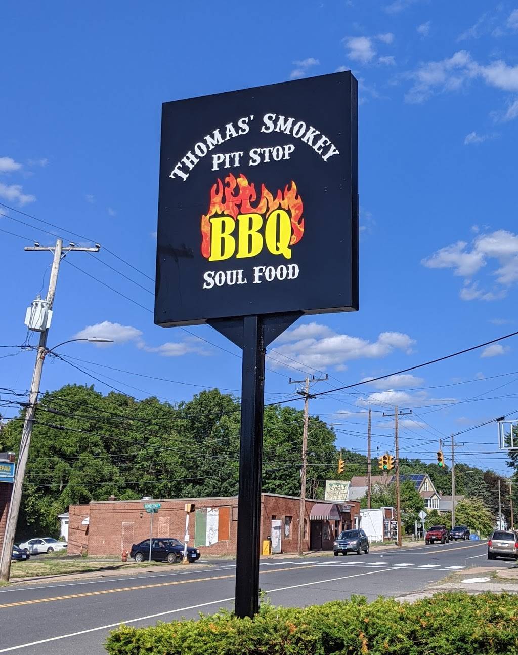 Thomas Smokey Pit Stop | restaurant | 182 Middle Turnpike W, Manchester, CT 06040, USA | 8606461400 OR +1 860-646-1400