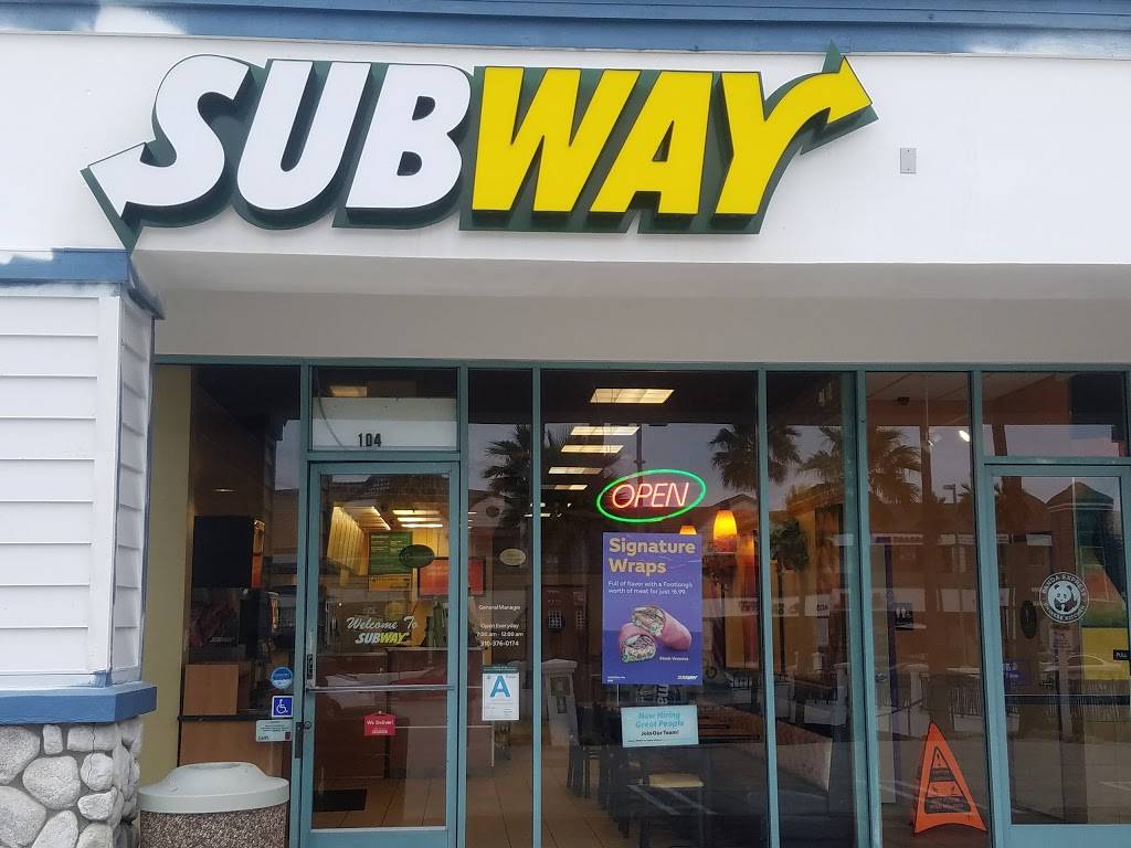 Subway Restaurants | restaurant | 415 N Pacific Coast Hwy Ste 104, Redondo Beach, CA 90277, USA | 3103760174 OR +1 310-376-0174