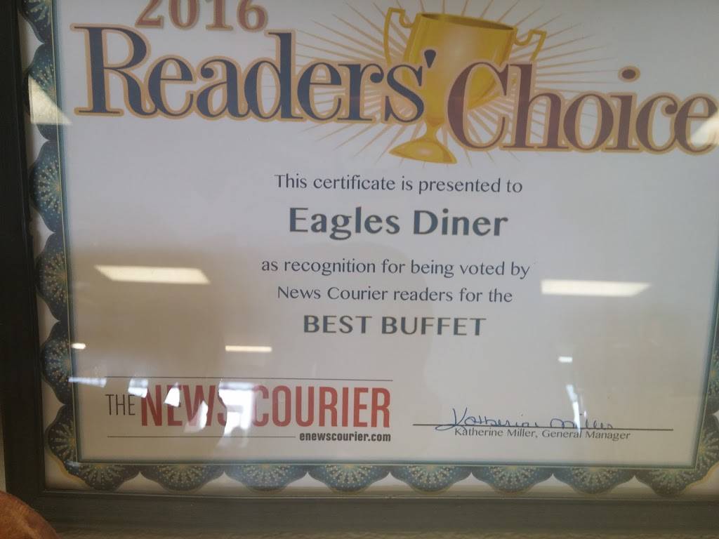 Eagles Diner | restaurant | 113 E Elm St, Athens, AL 35611, USA | 2562336194 OR +1 256-233-6194