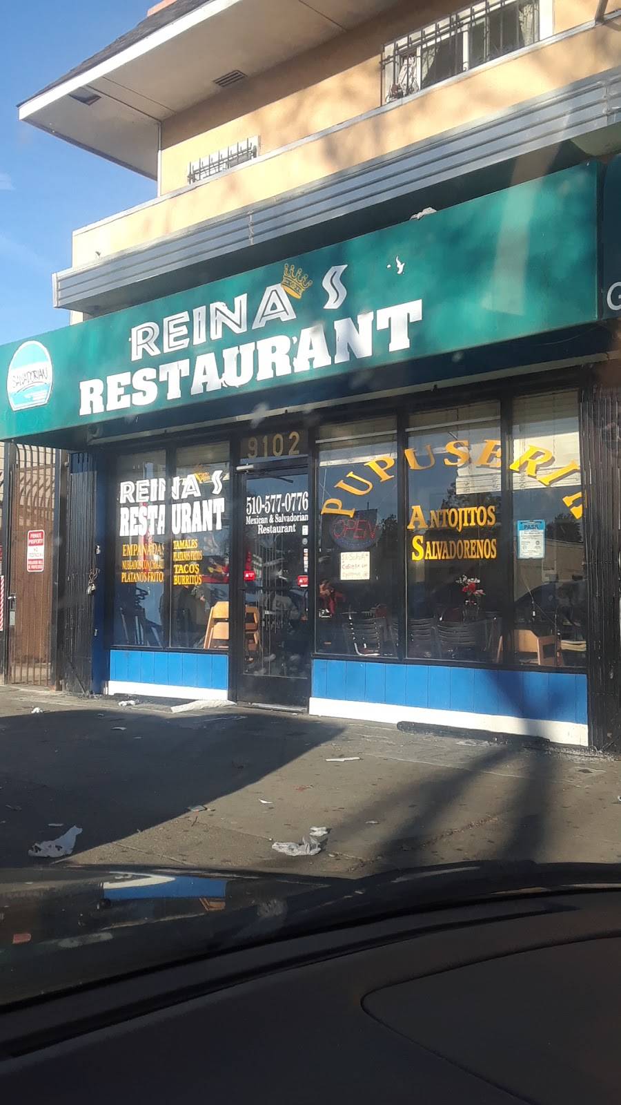 Reinas Restaurant | restaurant | 9102 International Blvd, Oakland, CA 94603, USA | 5105770776 OR +1 510-577-0776
