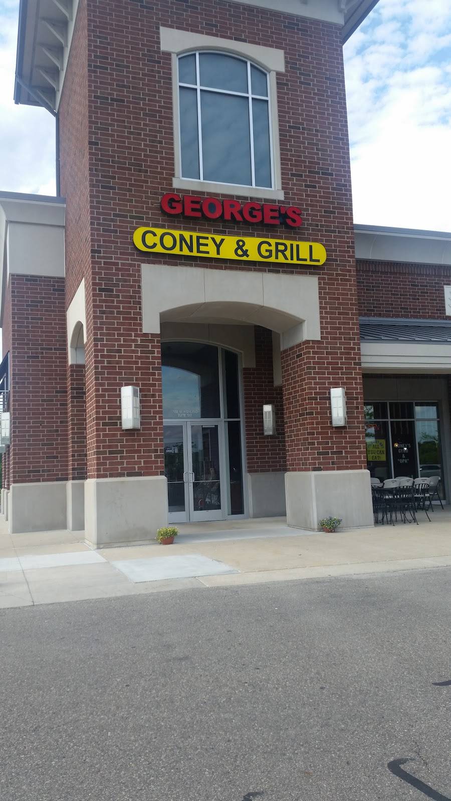 Georges Coney & Grill | restaurant | 138 W Highland Rd, Howell, MI 48843, USA | 5175526500 OR +1 517-552-6500