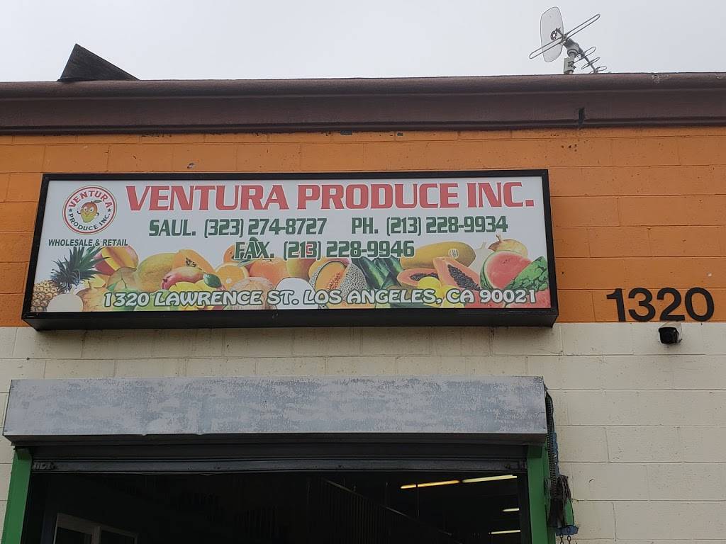 VENTURA PRODUCE INC. | restaurant | 1320 Lawrence St, Los Angeles, CA 90021, USA | 2132289934 OR +1 213-228-9934