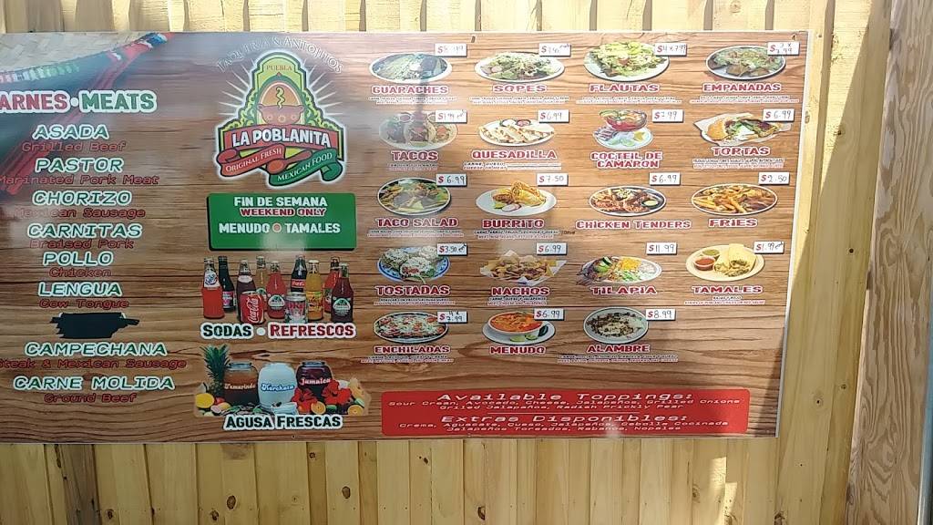 La Poblanita Taquería & Antojitos | restaurant | 68313.0000, Brandon, FL 33510, USA | 8135470456 OR +1 813-547-0456