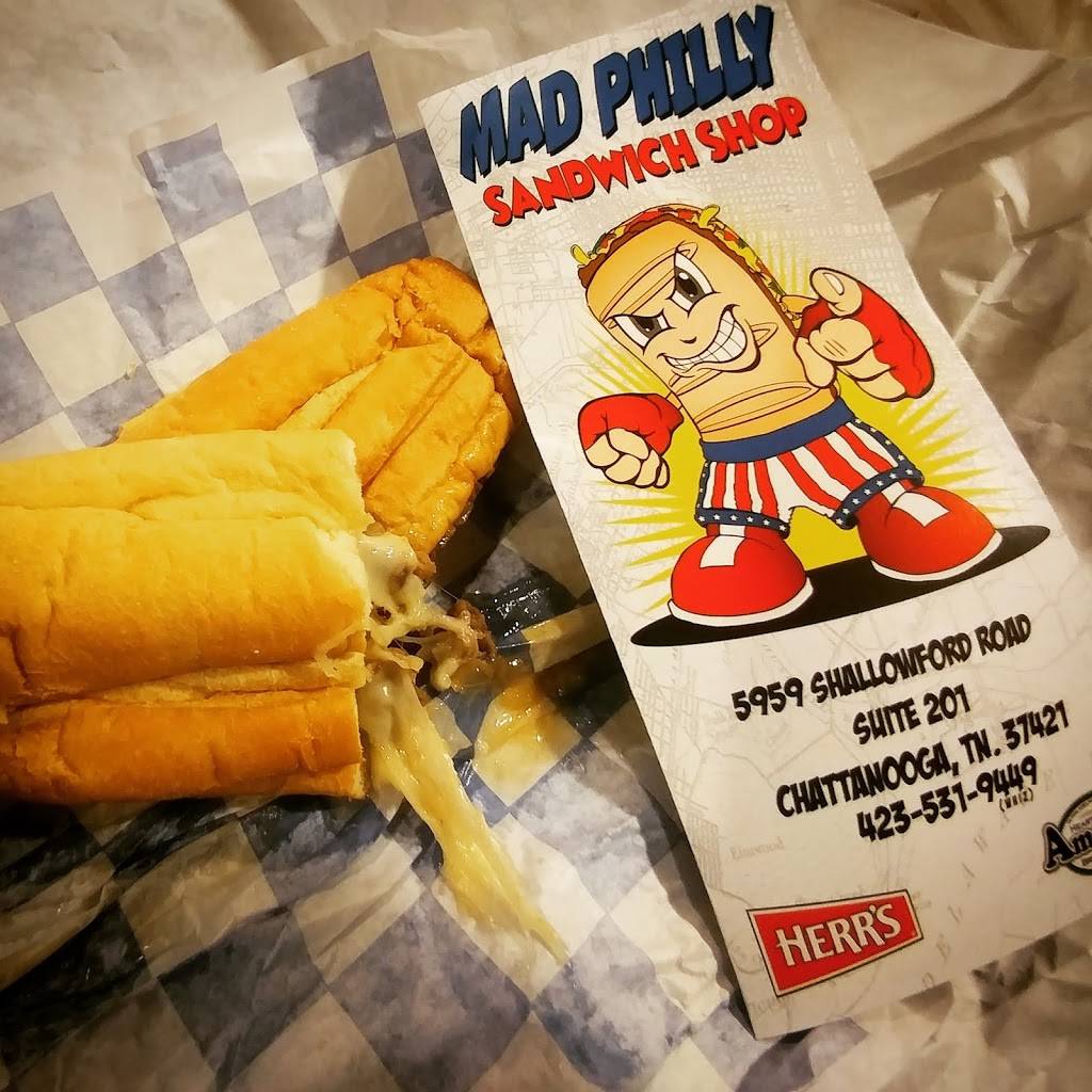 Mad Philly Sandwich Shop | restaurant | 5959 Shallowford Rd #201, Chattanooga, TN 37421, USA | 4235319449 OR +1 423-531-9449