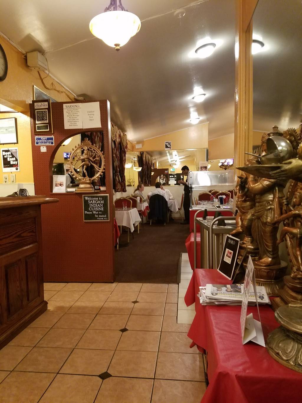 Sargam Indian Cuisine | restaurant | 140 N Civic Dr, Walnut Creek, CA 94596, USA | 9259372700 OR +1 925-937-2700