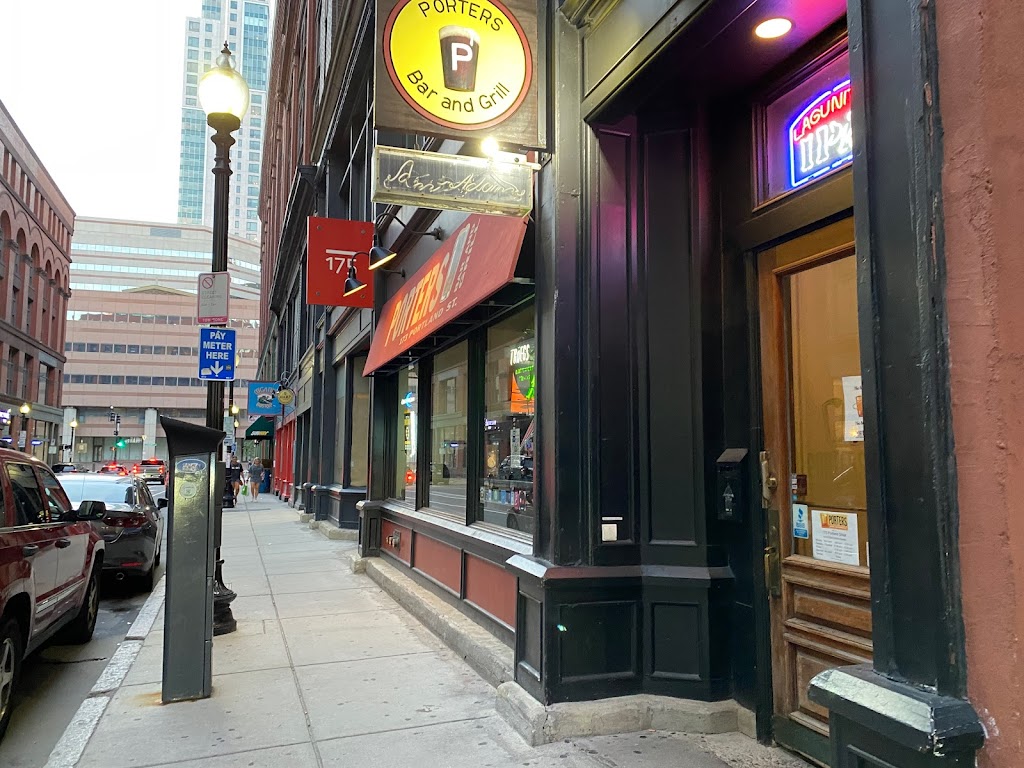 Porters Bar and Grill | restaurant | 173 Portland St, Boston, MA 02114, USA | 6177427678 OR +1 617-742-7678