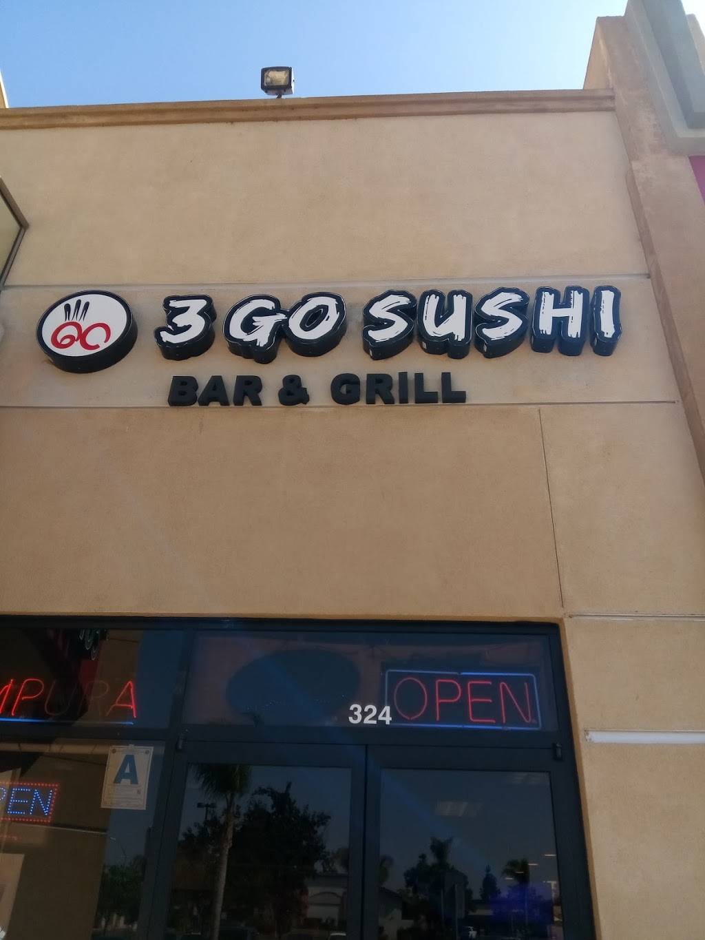 3Go sushi | restaurant | 324 W Valley Pkwy, Escondido, CA 92025, USA | 7607384808 OR +1 760-738-4808