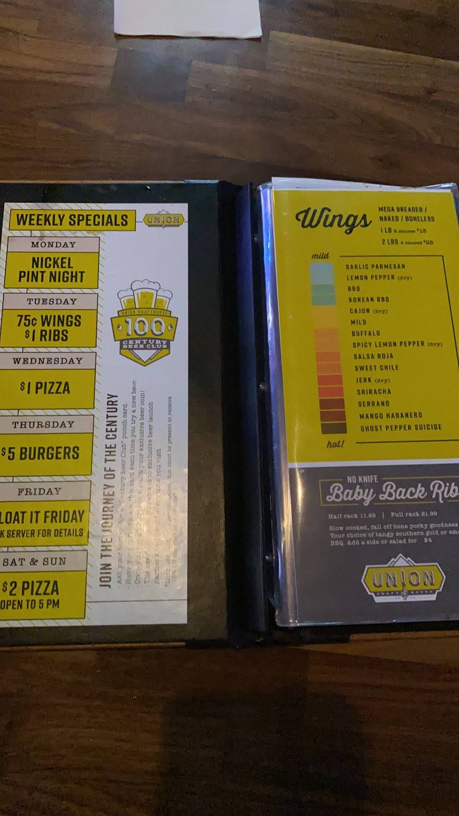 The Union Draft House Canyons | restaurant | 7470 Cimarron Plaza, El Paso, TX 79911, USA | 9156005165 OR +1 915-600-5165