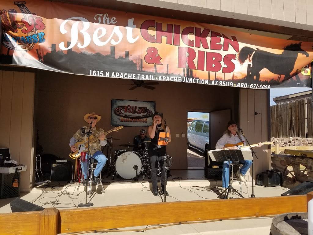 Fillys Roadhouse | restaurant | 1615 N Apache Trail, Apache Junction, AZ 85119, USA | 4806713056 OR +1 480-671-3056