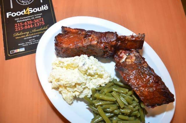 Food 4 Soule BBQ Restaurant | restaurant | 5241 Germantown Ave, Philadelphia, PA 19144, USA | 2154383871 OR +1 215-438-3871