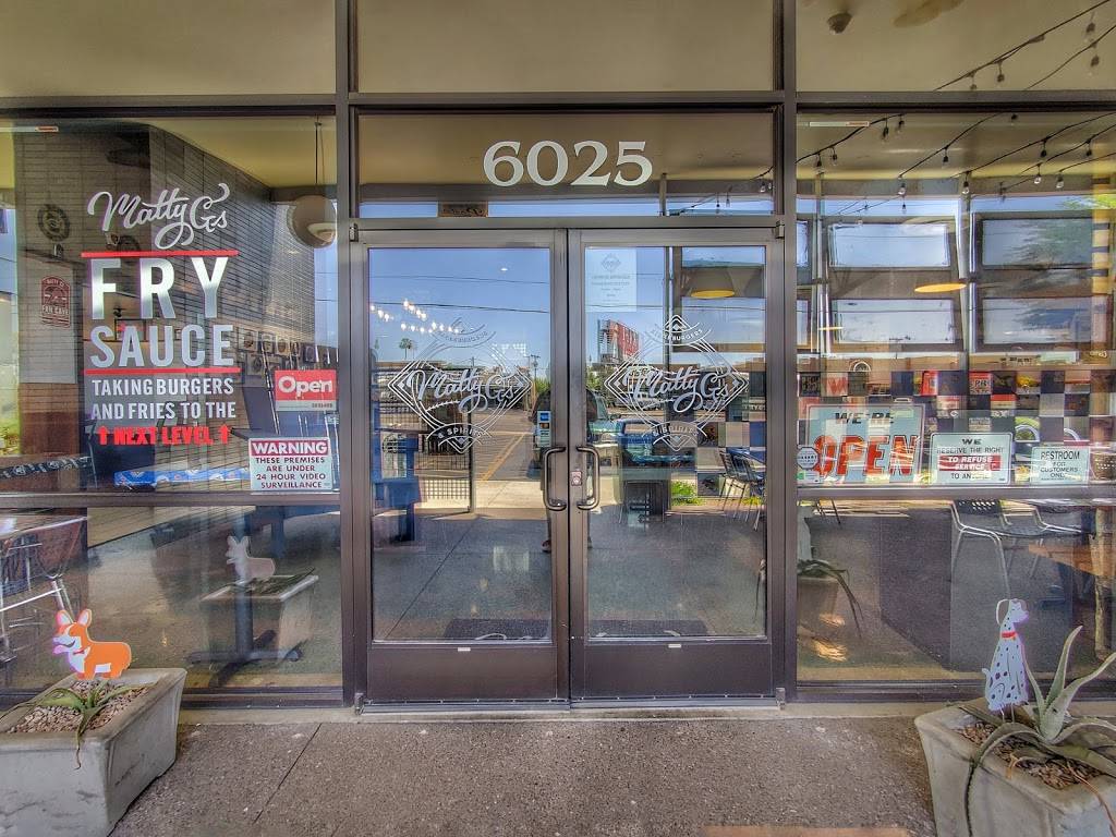 Matty Gs | restaurant | 6025 N 16th St, Phoenix, AZ 85016, USA | 6022965834 OR +1 602-296-5834