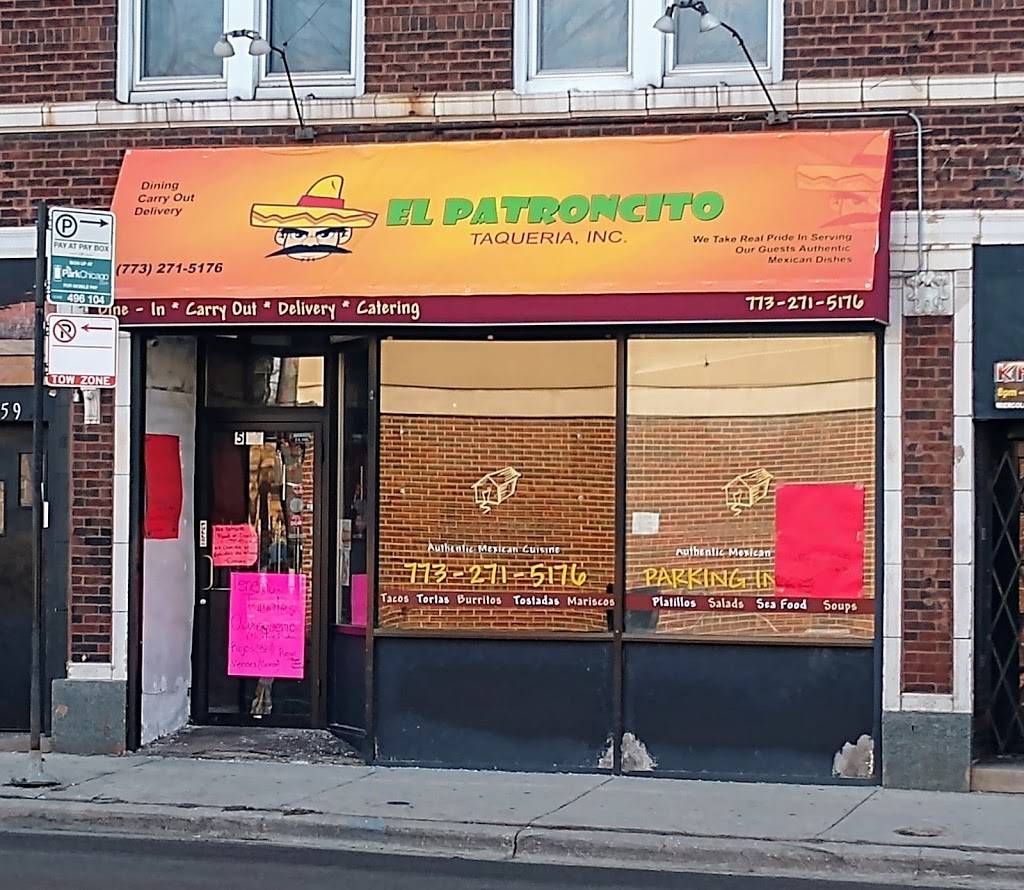 Taqueria el patroncito inc. | restaurant | 5157 N Lincoln Ave, Chicago, IL 60625, USA | 7732715176 OR +1 773-271-5176