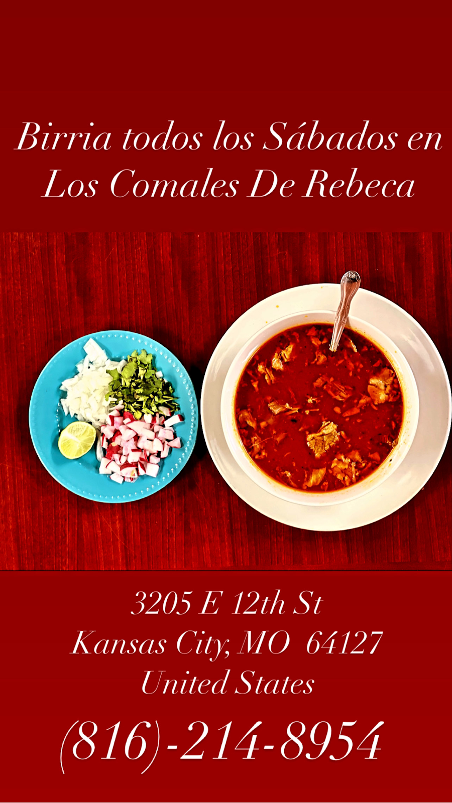 Los Comales De Rebeca | restaurant | 3205 E 12th St, Kansas City, MO 64127, USA | 8162148954 OR +1 816-214-8954