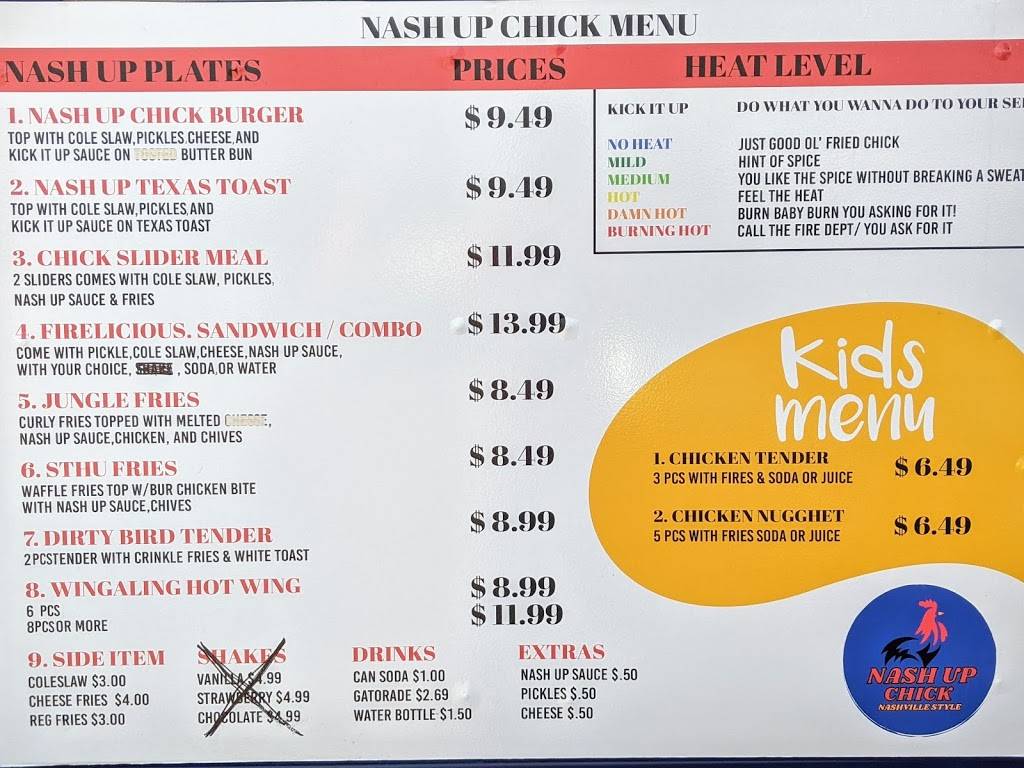 NASH UP CHICK | restaurant | 9020 S Texas 6, Houston, TX 77083, USA | 3463026701 OR +1 346-302-6701
