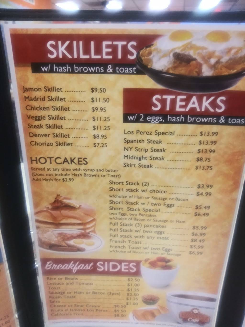 Los Perez Cafe | restaurant | 2009 Washington St, Waukegan, IL 60085, USA | 8476724920 OR +1 847-672-4920