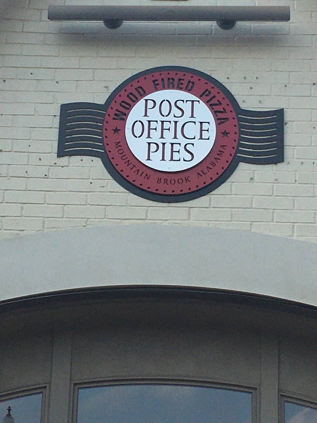 Post Office Pies | restaurant | 270 Rele St, Mountain Brook, AL 35223, USA | 2058482092 OR +1 205-848-2092