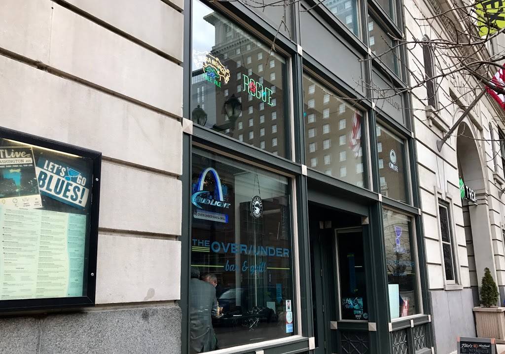The Over/Under Bar & Grill | restaurant | 911 Washington Ave, St. Louis, MO 63101, USA | 3146218881 OR +1 314-621-8881
