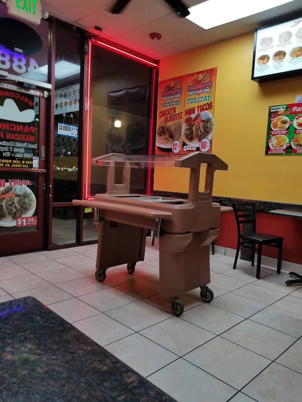 Panchos Taco Shop | restaurant | 4886 W Lone Mountain Rd, Las Vegas, NV 89130, USA | 7023958883 OR +1 702-395-8883