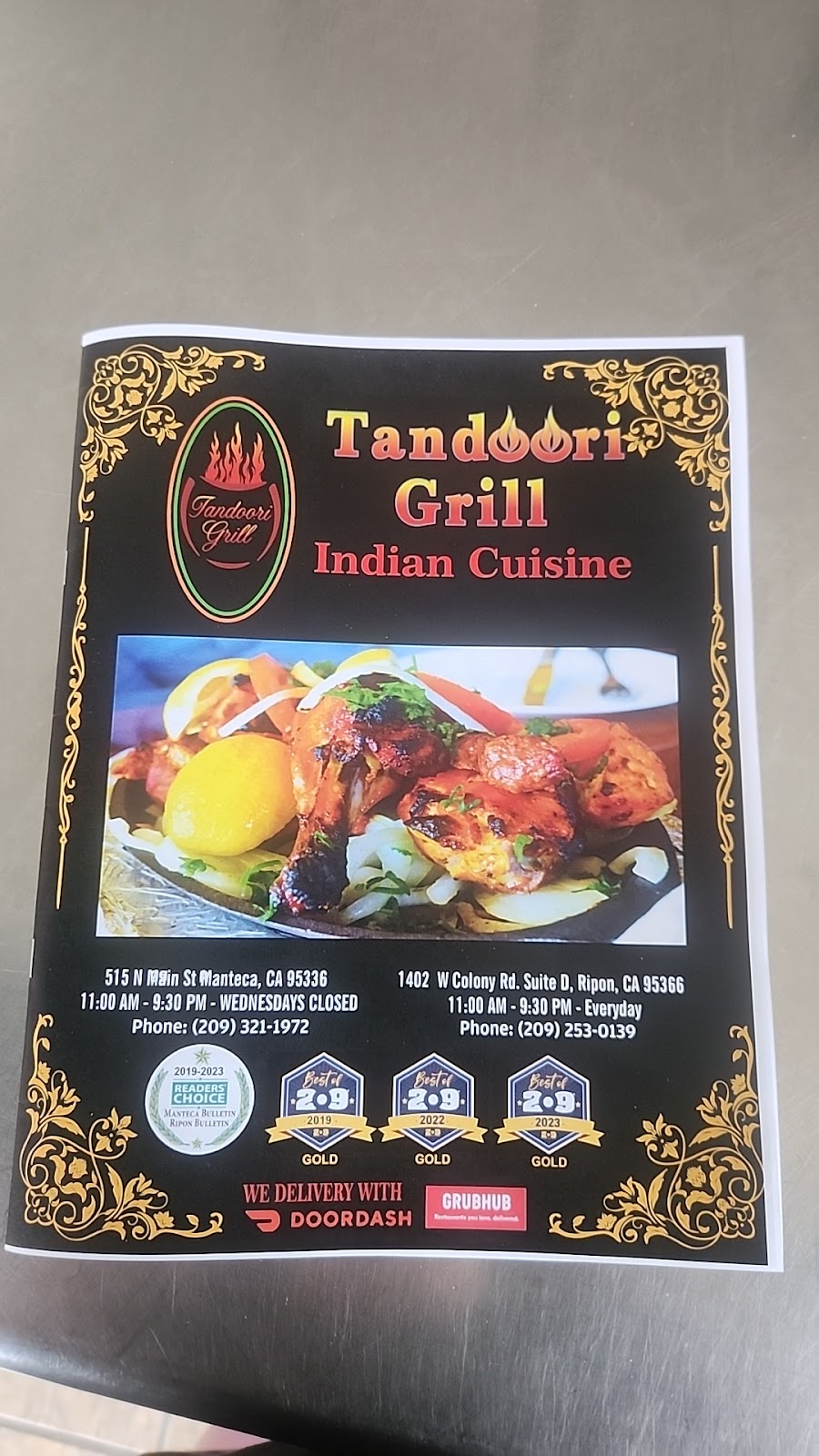 Tandoori Grill Ripon Indian Cuisine | restaurant | 1402 W Colony Rd # D, Ripon, CA 95366, USA | 2092530139 OR +1 209-253-0139