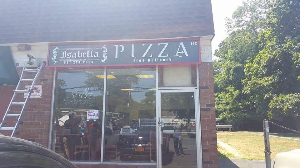 Isabellas Pizza | restaurant | 142 Connetquot Ave, East Islip, NY 11730, USA | 6312242699 OR +1 631-224-2699