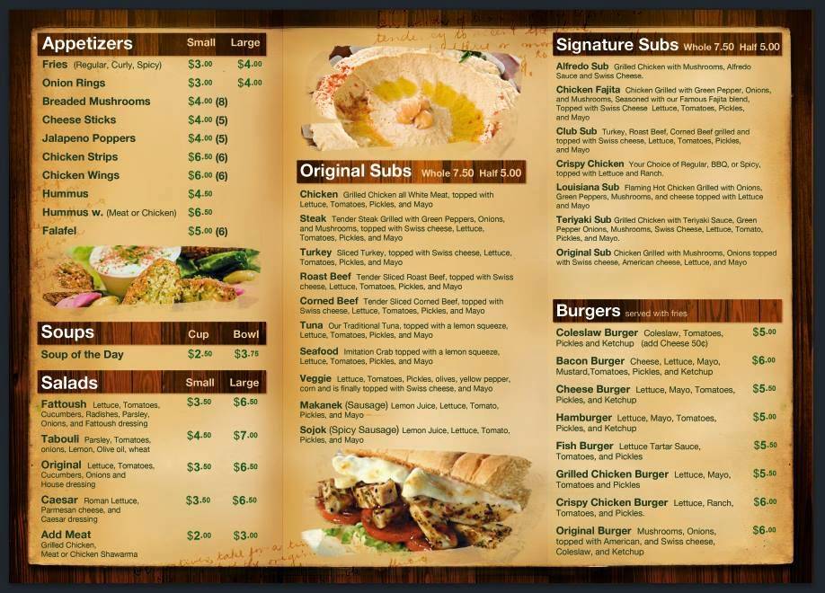 Original Subs | restaurant | 30086 Ford Rd, Garden City, MI 48135, USA | 7347435311 OR +1 734-743-5311