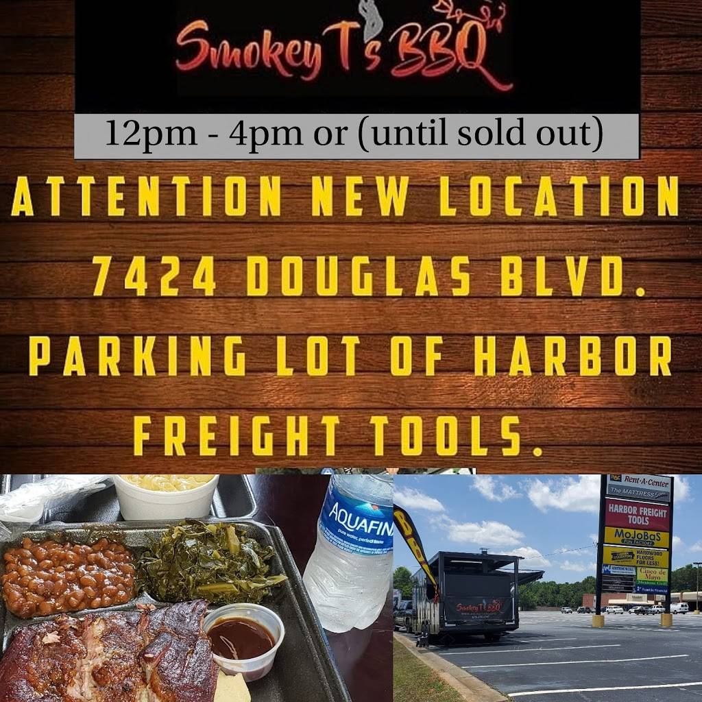 Smokey Ts BBQ | restaurant | 3696 GA-5, Douglasville, GA 30135, USA | 6785706747 OR +1 678-570-6747