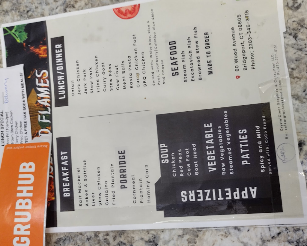 Island Flames | restaurant | 60 Wood Ave, Bridgeport, CT 06605, USA | 2033453716 OR +1 203-345-3716