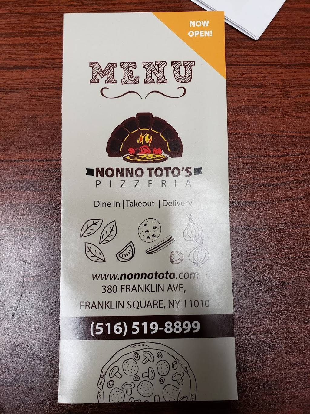 Nonno Toto Pizzeria | restaurant | 380B Franklin Ave, Franklin Square, NY 11010, USA | 5165198899 OR +1 516-519-8899