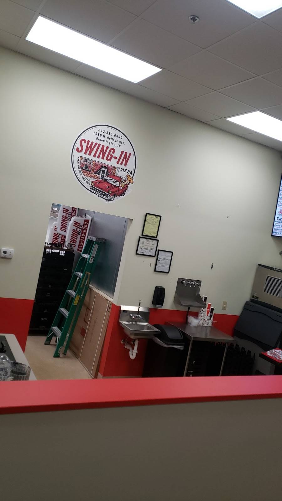 Swing-In Pizza | restaurant | 1280 N College Ave, Bloomington, IN 47404, USA | 8123300000 OR +1 812-330-0000