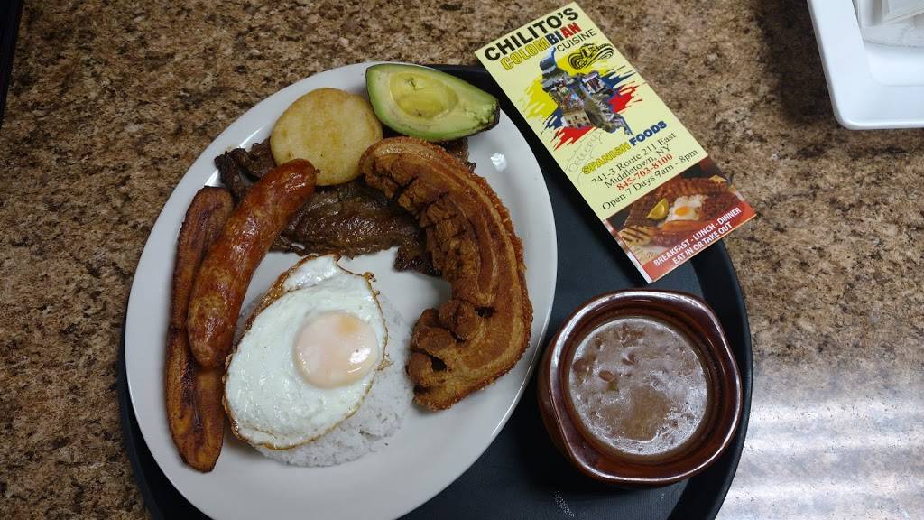 Chilito’s Colombian Cuisine | restaurant | 741 NY-211, Middletown, NY 10941, USA | 8457038100 OR +1 845-703-8100