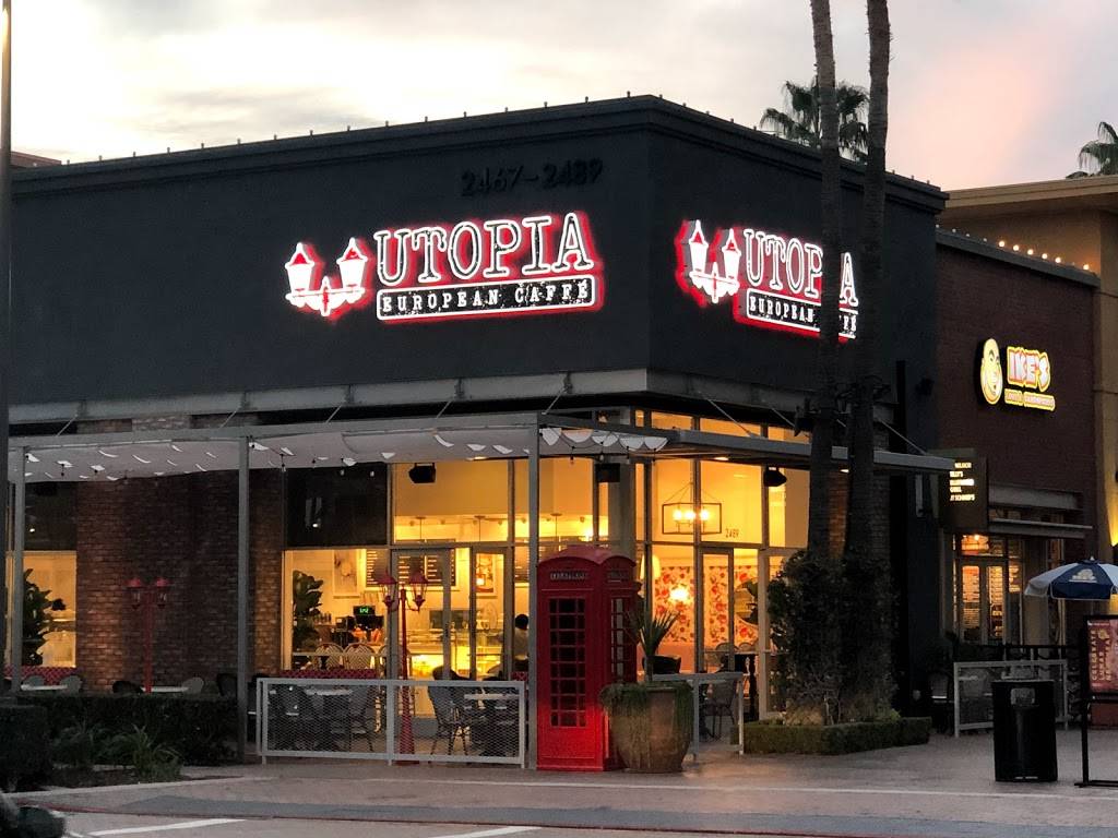 Utopia European Caffe | restaurant | 2489 Park Ave, Tustin, CA 92782, USA | 7143525789 OR +1 714-352-5789