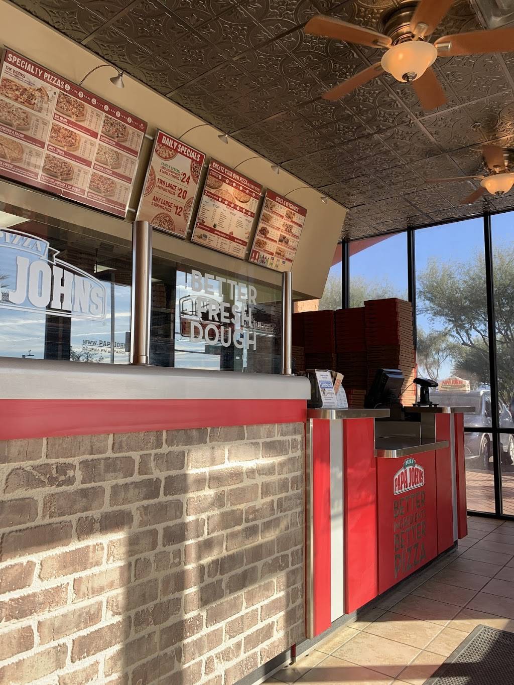 Papa Johns Pizza | restaurant | 2403 N Pebble Creek Pkwy Ste. 111, Goodyear, AZ 85395, USA | 6238777272 OR +1 623-877-7272
