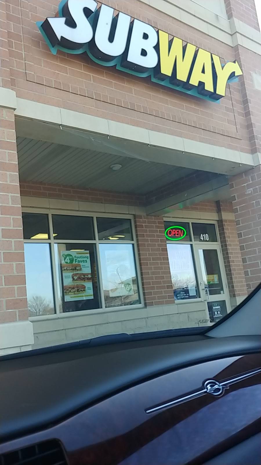 Subway Restaurants | restaurant | 410 Mississippi Ave, Elwood, IL 60421, USA | 8154236008 OR +1 815-423-6008