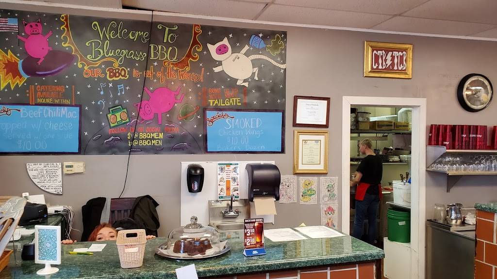 Bluegrass BBQ | restaurant | 609 Snidow St, Pembroke, VA 24136, USA | 5406262271 OR +1 540-626-2271