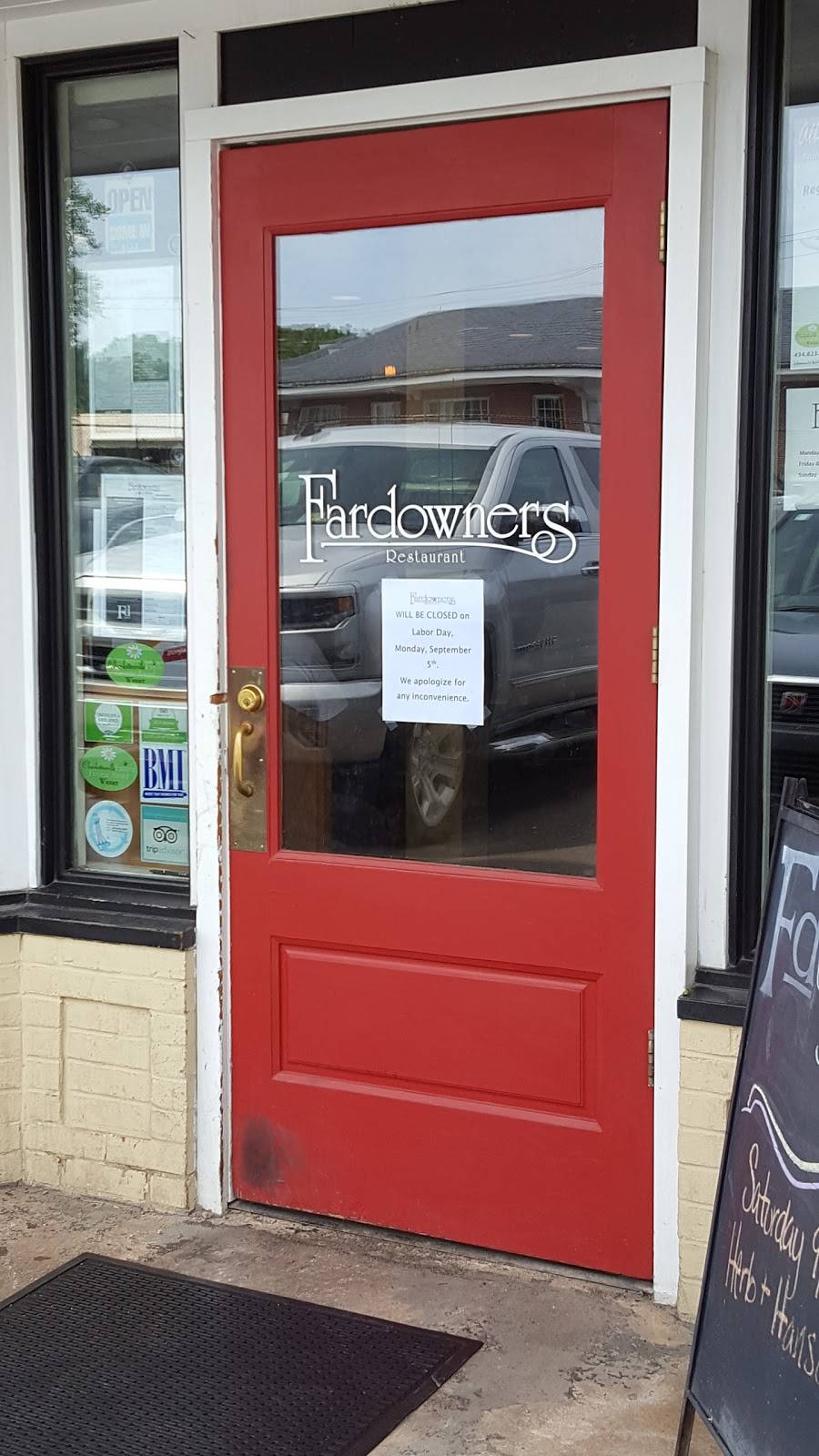 Fardowners | restaurant | 5773 The Square, Crozet, VA 22932, USA | 4348231300 OR +1 434-823-1300