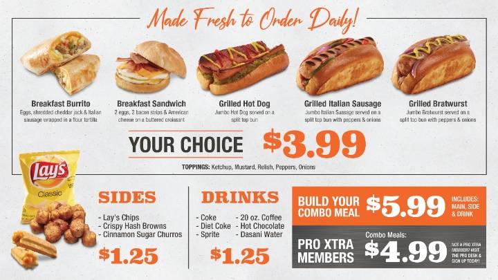 Pro Cafe at The Home Depot | restaurant | 9700 Lower Azusa Rd, El Monte, CA 91731, USA | 8183657662 OR +1 818-365-7662