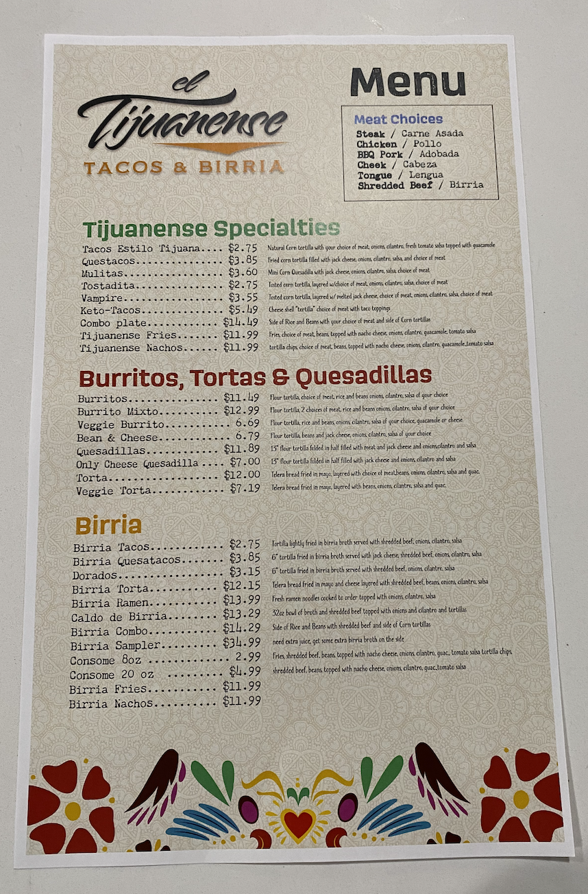 Tacos El Tijuanense | restaurant | 9034 Woodley Ave, North Hills, CA 91343, USA | 7475294128 OR +1 747-529-4128