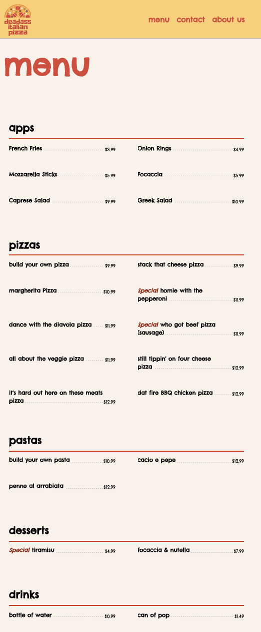 Deadass Italian Pizza | restaurant | 2537 S Wabash Ave, Chicago, IL 60616, USA | 7738181188 OR +1 773-818-1188