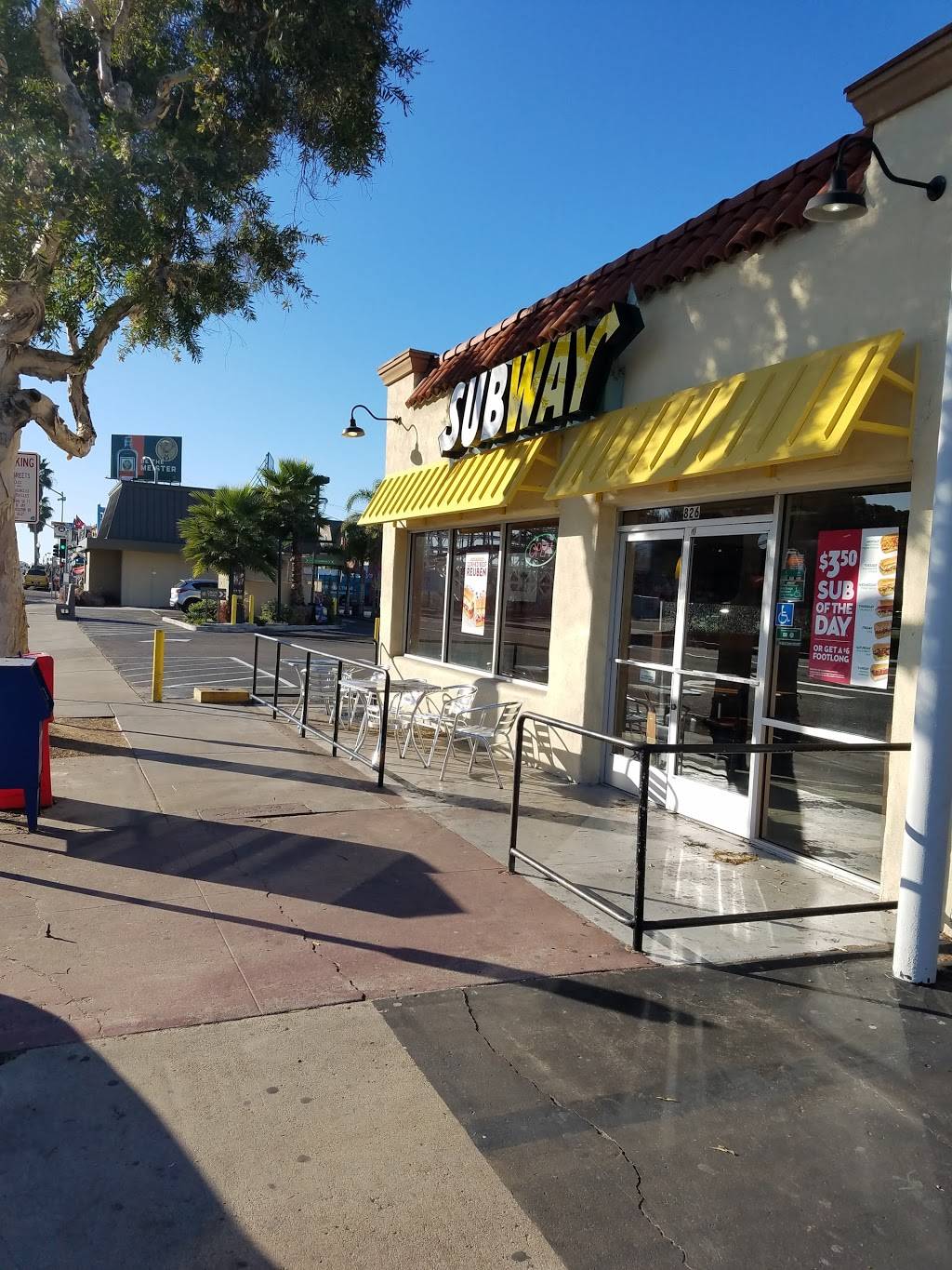 Subway Restaurants | restaurant | 826 W Mission Bay Dr, San Diego, CA 92109, USA | 8584881872 OR +1 858-488-1872