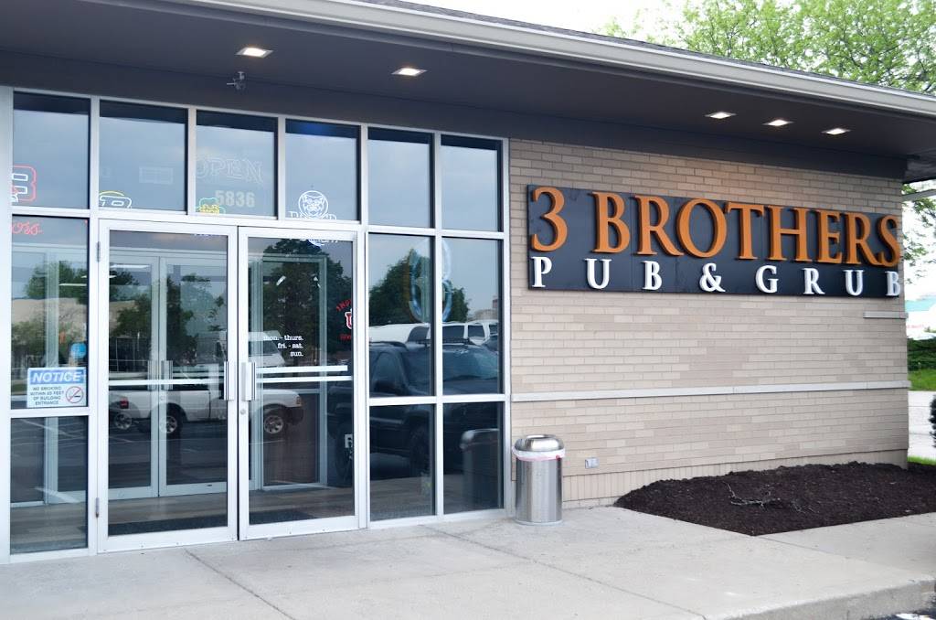 3 Brothers Pub & Grub | restaurant | 5836 Crawfordsville Rd, Speedway, IN 46224, USA | 3179915844 OR +1 317-991-5844