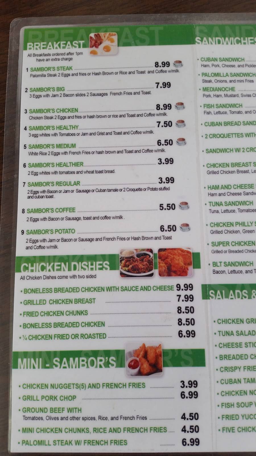 Sambors Cafe | restaurant | W 49th St, Hialeah, FL 33012, USA | 3055581227 OR +1 305-558-1227