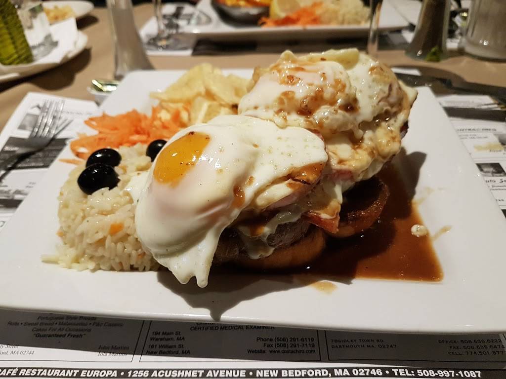 Cafe Europa | restaurant | 1256 Acushnet Ave, New Bedford, MA 02746, USA | 5089971087 OR +1 508-997-1087
