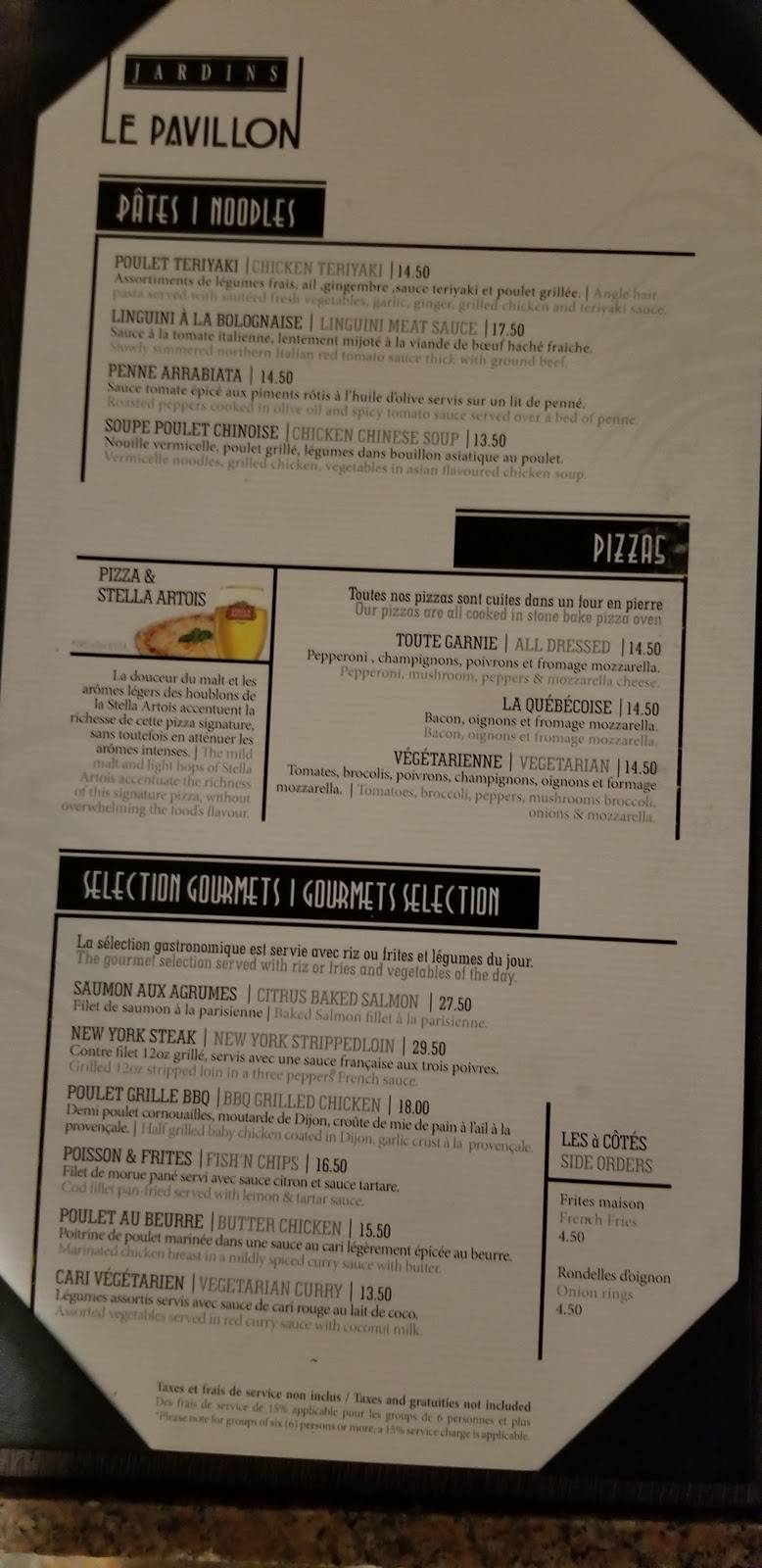 Jardins Le Pavillon | restaurant | 7700 Chemin de la Côte-de-Liesse, Saint-Laurent, QC H4T 1E7, Canada | 5147317821 OR +1 514-731-7821