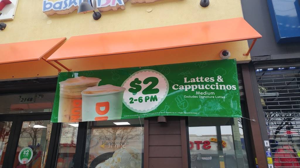 Dunkin | bakery | 2148 White Plains Rd, The Bronx, NY 10462, USA | 7187923686 OR +1 718-792-3686